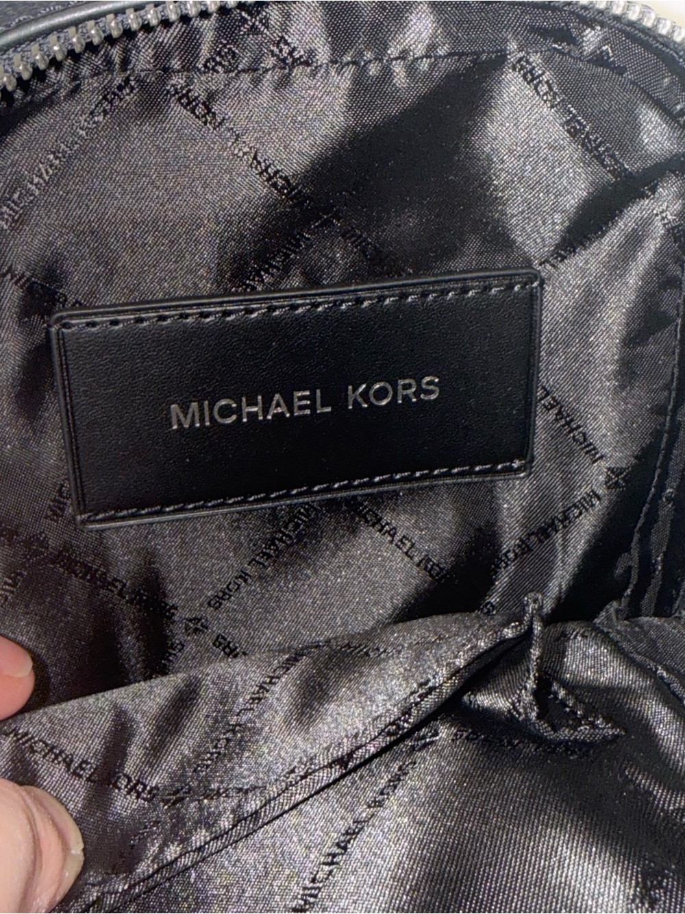 NWT Michael Kors Men's MK Logo Sling Pack Bag Cornflower Blue - Picture 4 of 4